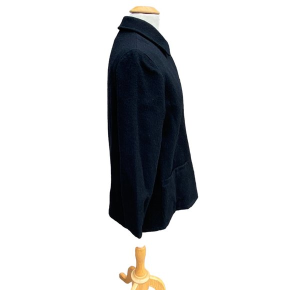 Vintage Harvé Benard Wool Alpaca Jacket Size 6 - Picture 5 of 10